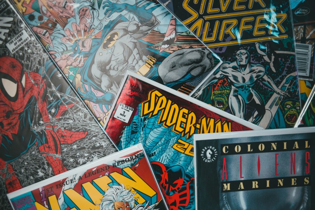 Comics book covers